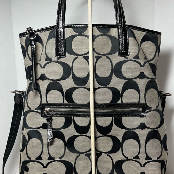 Coach Signature Foldover Tote H1380-F23304 - Picture 2 of 14